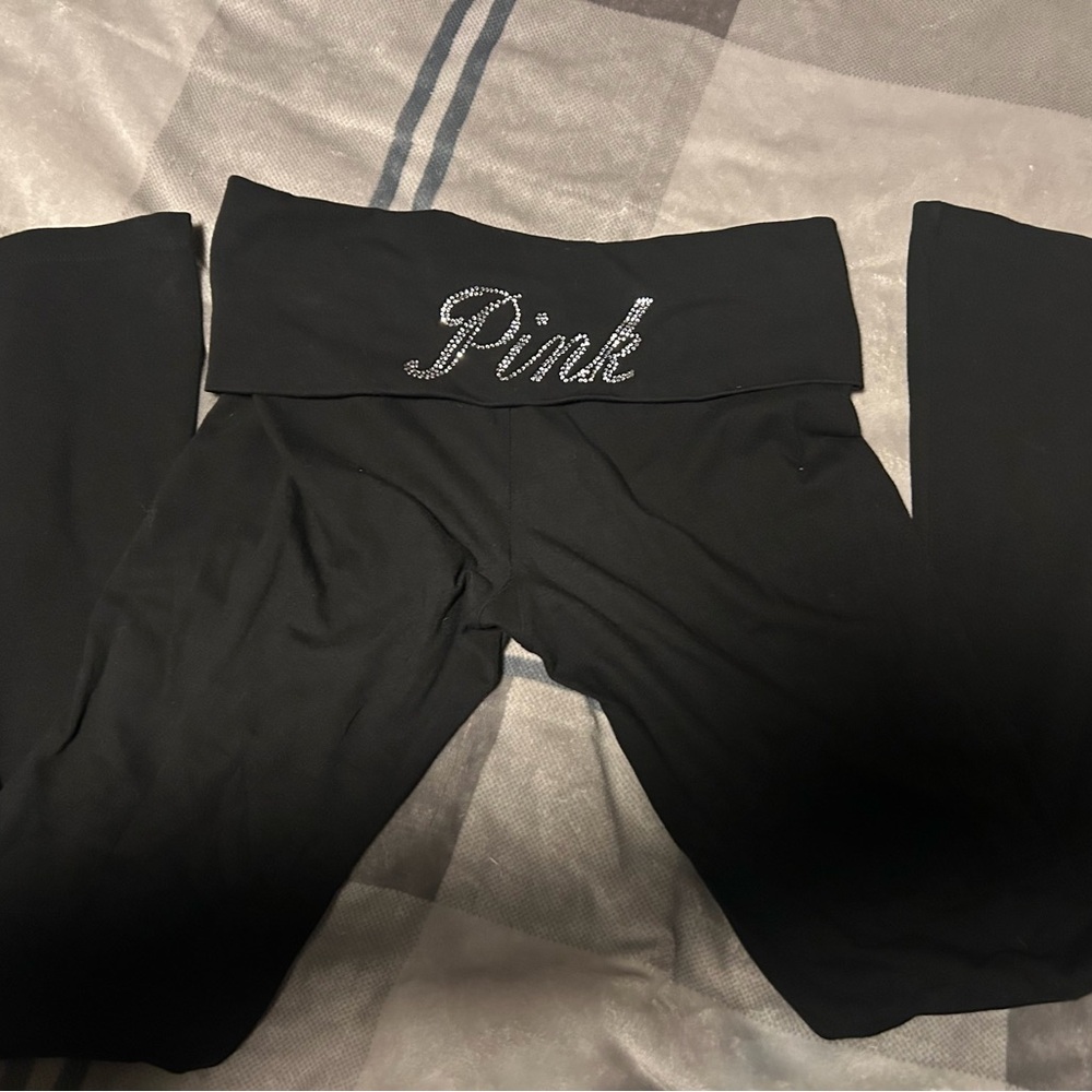 PINK Victoria's Secret Classic Black Leggings
